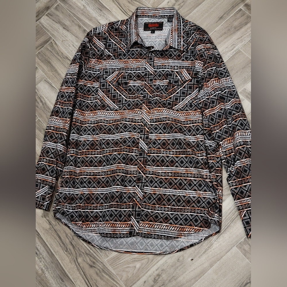 Rock&Roll denim western cowboy shirt XL